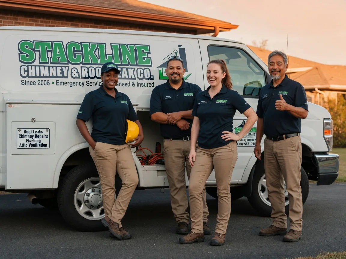 Chimney flashing repair company in Manchester, CA